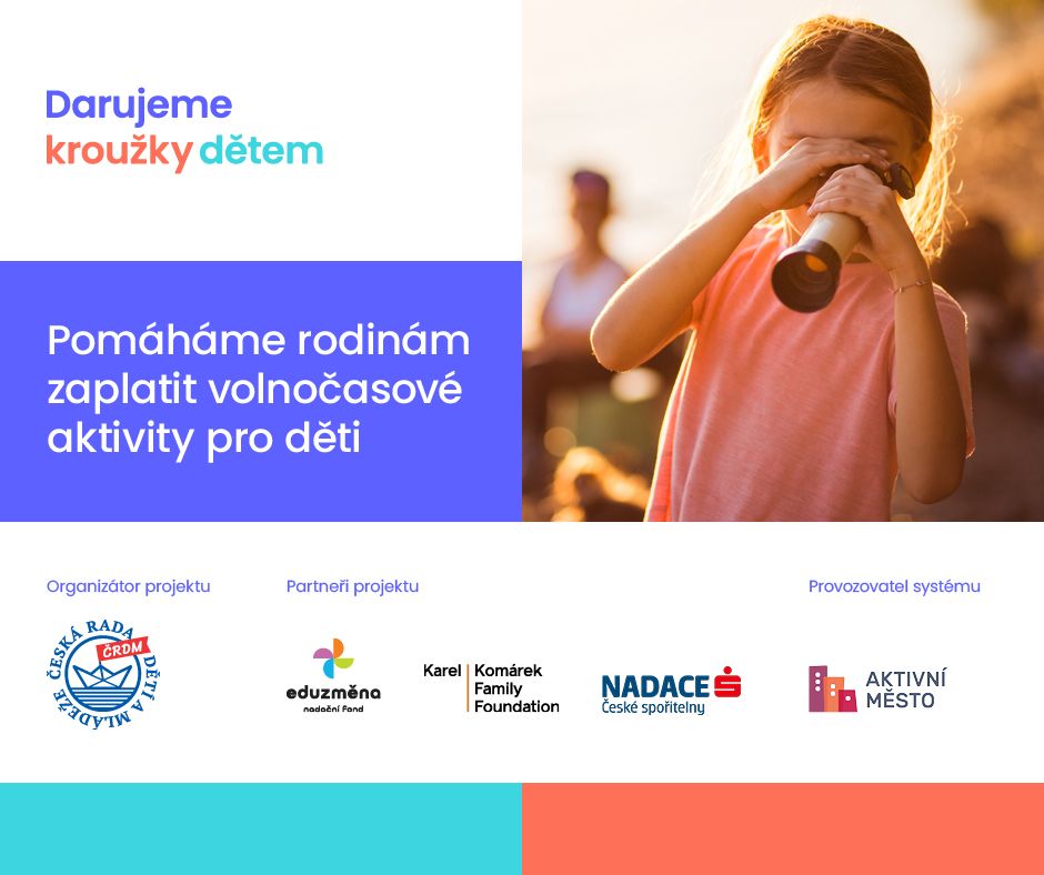 Darujeme kroužky dětem